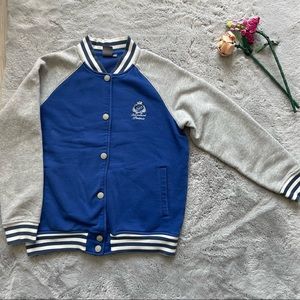 Women Blue varsity cardigan/jacket